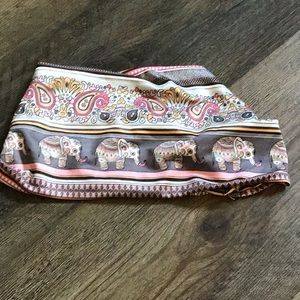 Comfy wide elephant print headband
